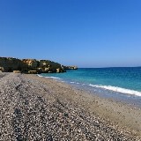 Der Strand zwischen Muscat und Sur ist seit dem Zyklon Gonu 2007 fast komplett mit Steinen bedeckt.