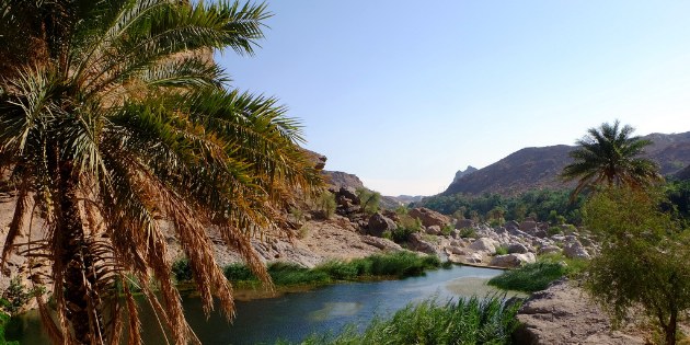Einige der Wadis werden auch heute  noch zur Wasserversorgung der Felder und Dörfer benutzt.