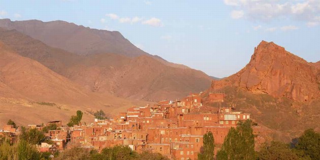 Ausblick auf das Dorf Abyaneh