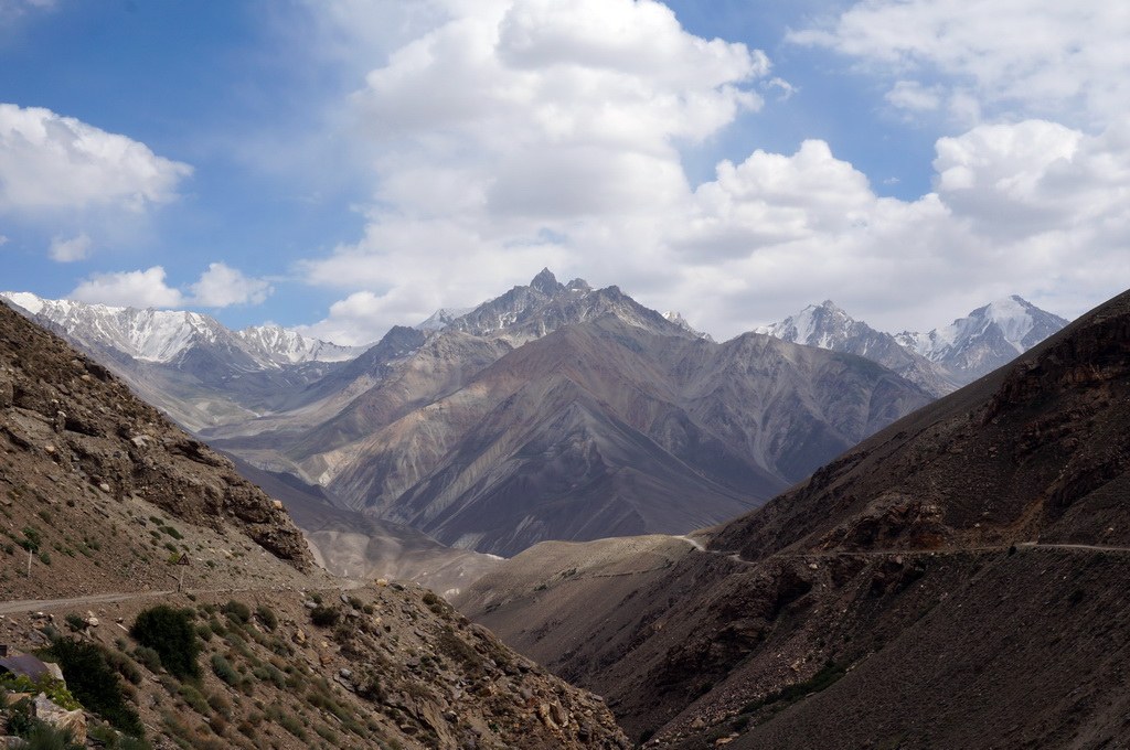 Blick auf die Berge in Afghanistan