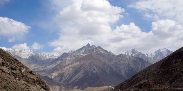 Blick auf die Berge in Afghanistan