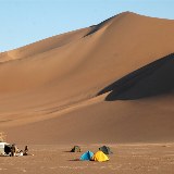 So sieht eine authentische Wüsten-Übernachtung aus