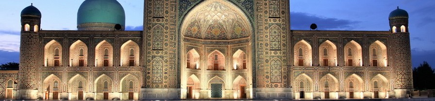 Registan in Samarkand am Abend