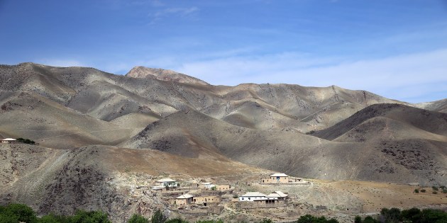 Dörfer im Nurata-Gebirge in Usbekistan