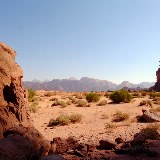 Blick auf die beeindruckende Wüste
