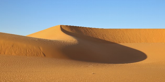 Sanddünen in der nubischen Wüste