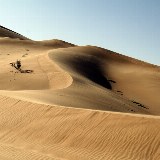 Die Farben der Wüste ändern sich mit der Stellung der Sonne.