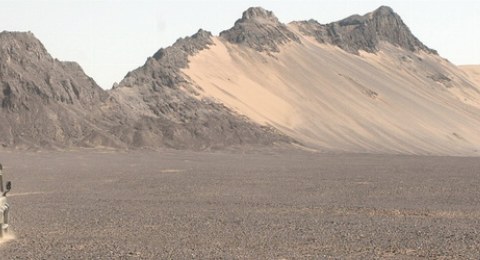 Wüstenlandschaft im Iran